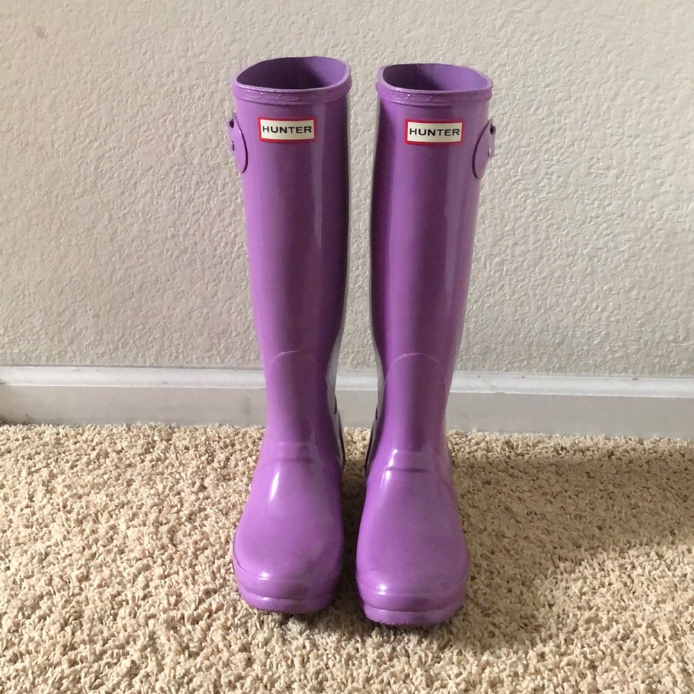 Tall Lilac Hunter Rainboots